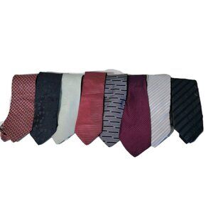 LOT OF 8 HUGO BOSS SILK‎ TIES MADE IN ITALY